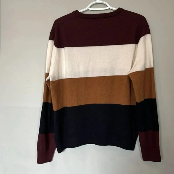 [XL]Club Monaco Wool Color  Block Stripes Crew Neck Sweater-NWOT - Picture 9 of 9